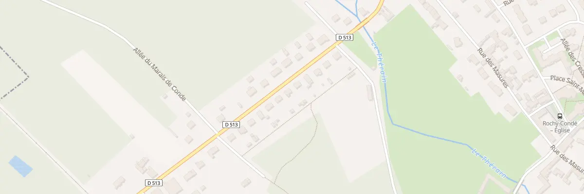 Plan du 13 Rue de la Gare à Rochy-Condé