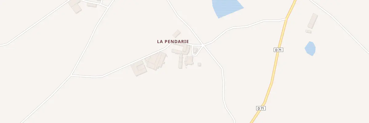 Plan du 5423 La Pendarie à La Salvetat-Peyralès