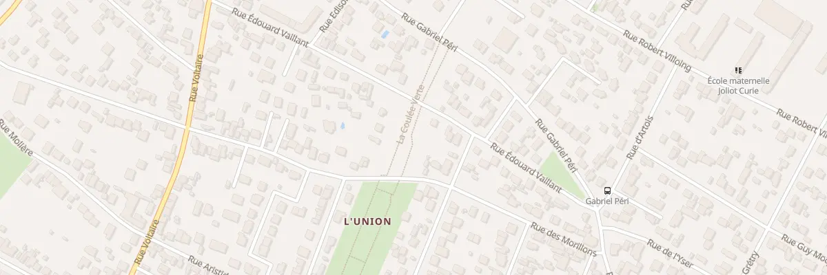 Plan du 28 Rue Edouard Vaillant à Sartrouville