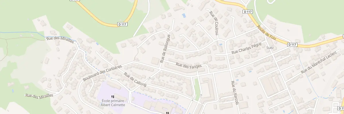 Plan du 33 Rue Henri Dunant à Quillan