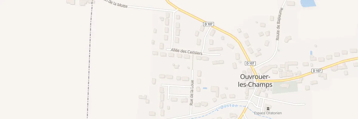 Plan du 7 All des Cerisiers à Ouvrouer-les-Champs
