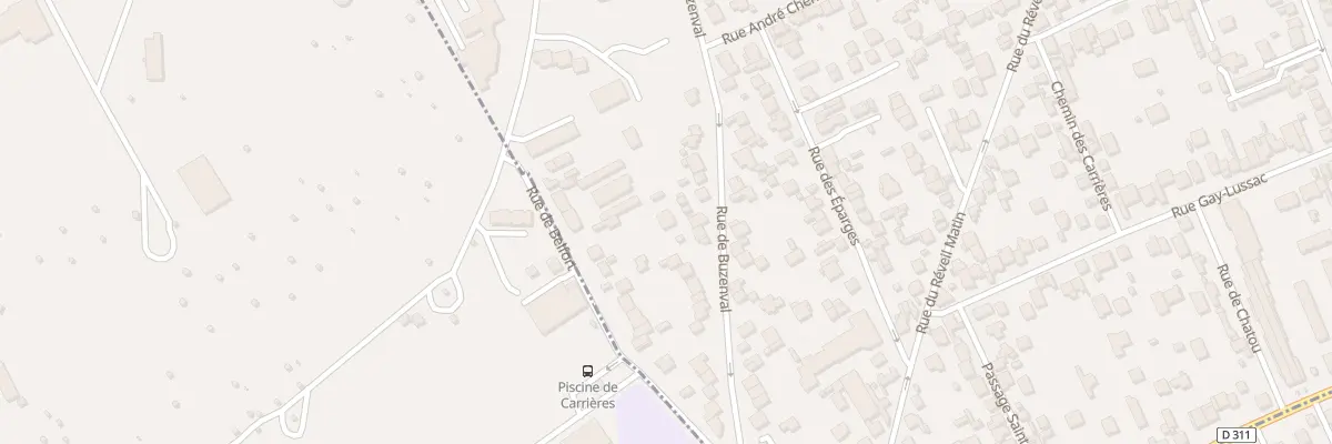 Plan du 31B Rue de Buzenval à Houilles