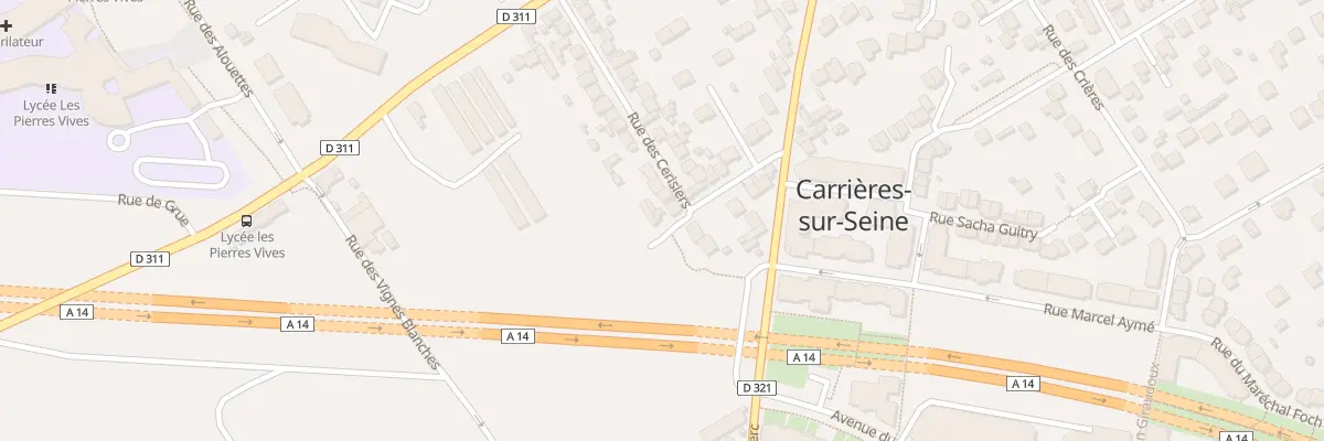 Plan du 10T Rue des Pierres Blanches à Carrières-sur-Seine