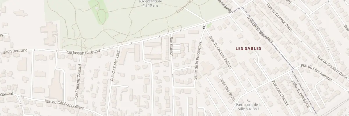 Plan du 20 Rue Guinon à Viroflay