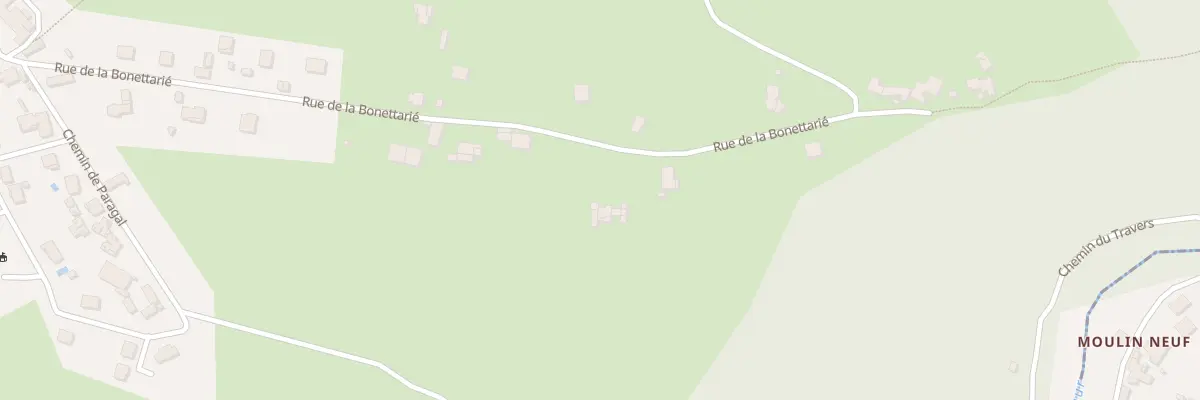 Plan du 13 Rue de la Bonettarié à Mirandol-Bourgnounac