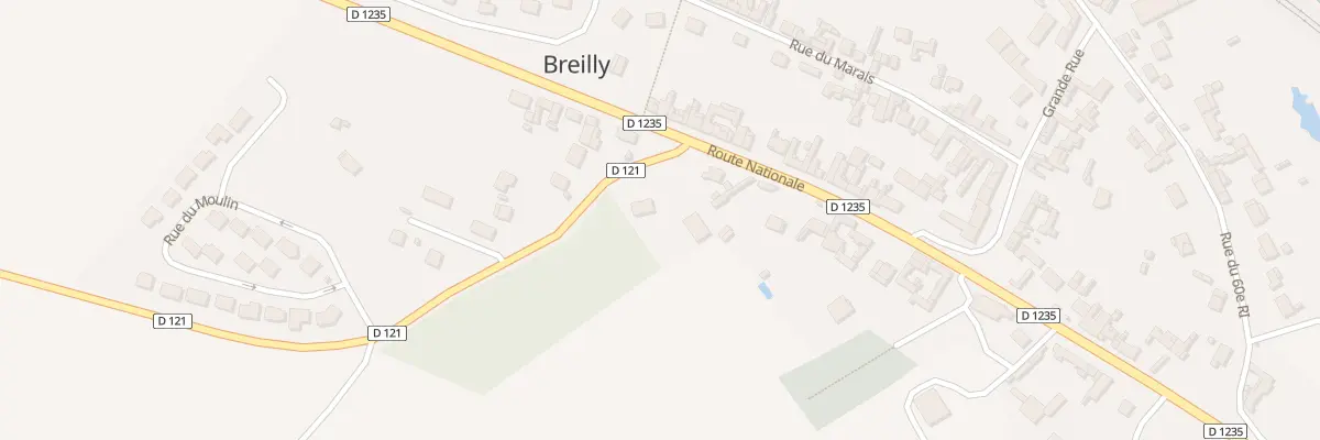 Plan du 2 Rte de Fourdrinoy à Breilly