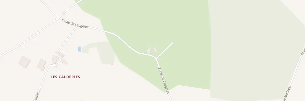 Plan du 5105 Rte de Faugères à Galgan