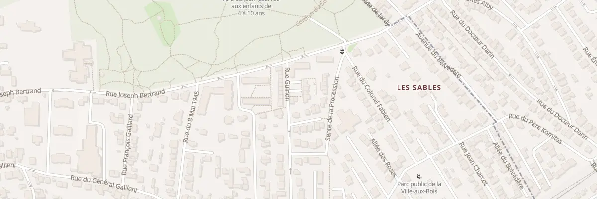 Plan du 22 Rue Guinon à Viroflay