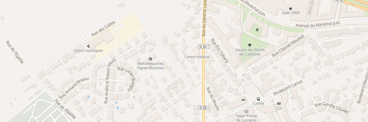 Plan du 6 Rue des Vignes Blanches à Carrières-sur-Seine