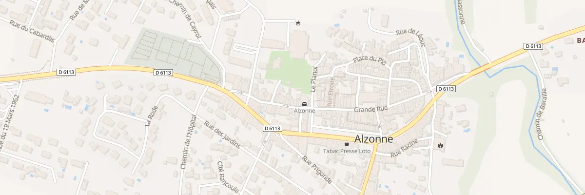 Plan du 31 Gr Grand Rue à Alzonne