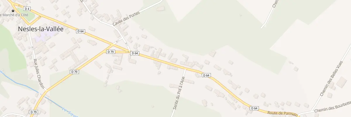 Plan du 15 Rue de Parmain à Nesles-la-Vallée
