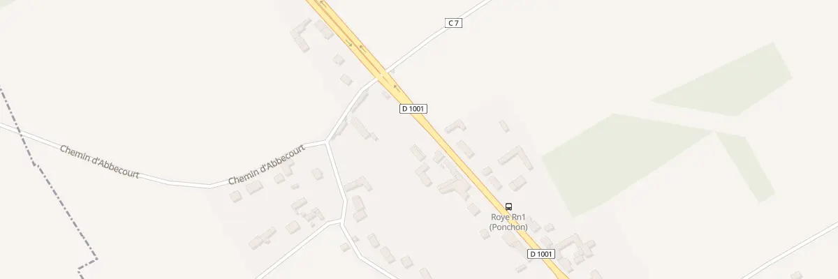 Plan du 142 Rte Nationale 1 à Ponchon