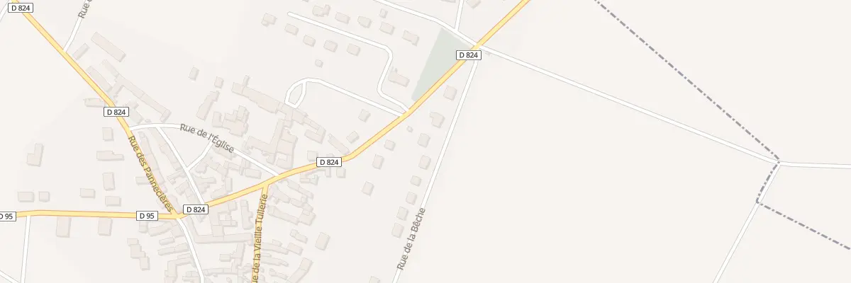 Plan du 23 Rue de la Bêche à Thignonville