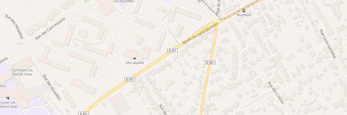 Plan du 183 Rte de St Germain à Carrières-sur-Seine