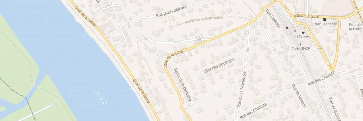 Plan du 22B Rue de la Gare à La Frette-sur-Seine