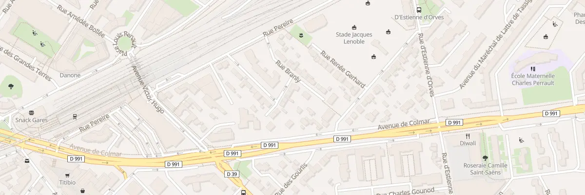 Plan du 3 Rue Roland Garros à Rueil-Malmaison