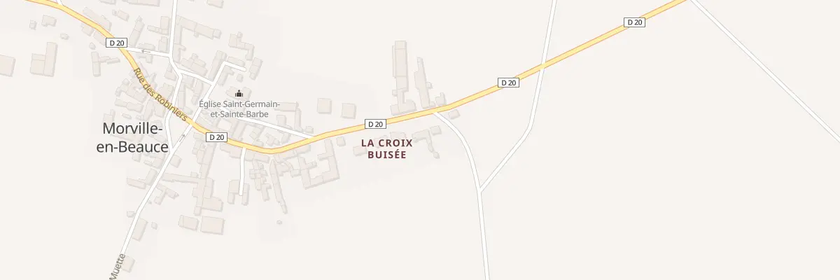 Plan du 34 Rue de la Croix Buisée à Morville-en-Beauce