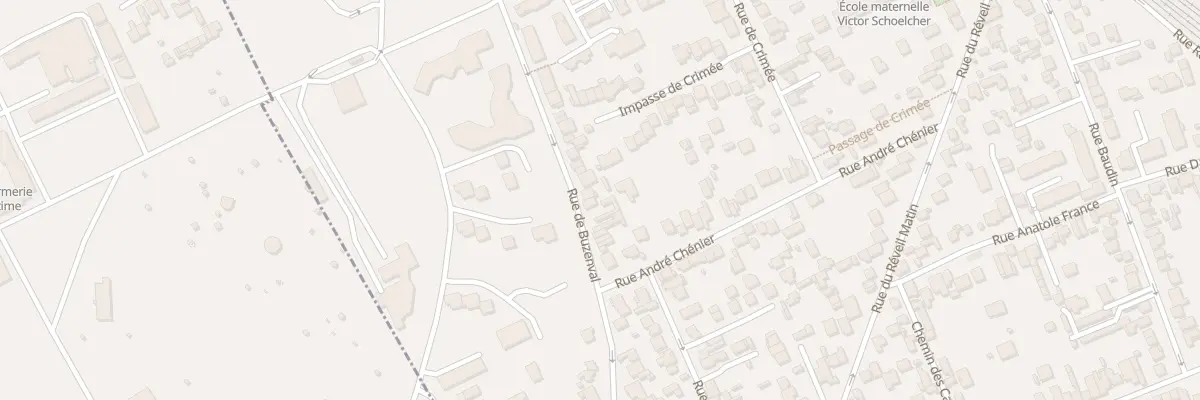 Plan du 70B Rue de Buzenval à Houilles