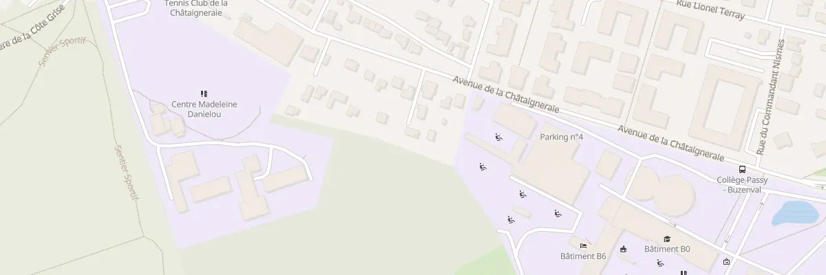 Plan du 38T Av de la Châtaigneraie à Rueil-Malmaison