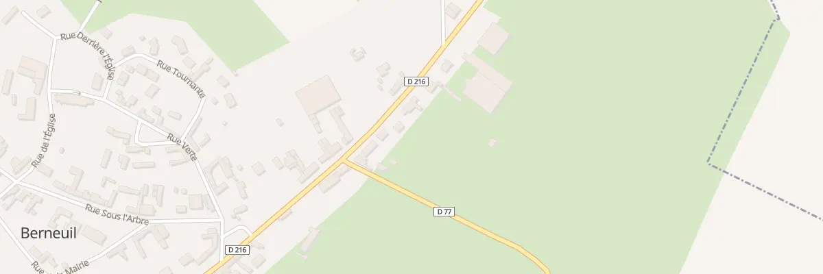 Plan du 22 Rue de Doullens à Berneuil