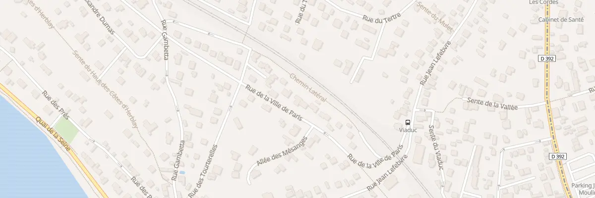 Plan du 195 Rue de la Ville de Paris à La Frette-sur-Seine