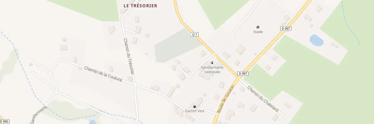 Plan du 5548 Rte de Parsac à Chénérailles