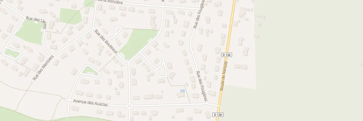 Plan du 12 Rue des Fougères à Souesmes