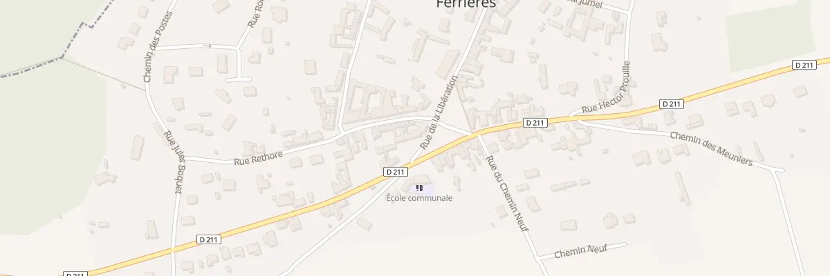 Plan du 8 Rue de la Libération à Ferrières