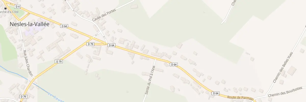 Plan du 17 Rue de Parmain à Nesles-la-Vallée