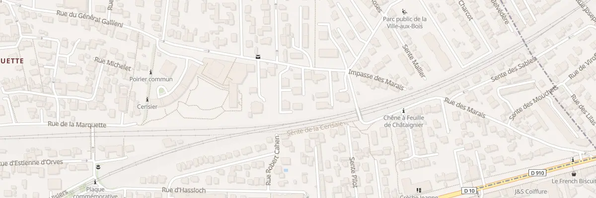 Plan du 7B Rue du Général Galliéni à Viroflay