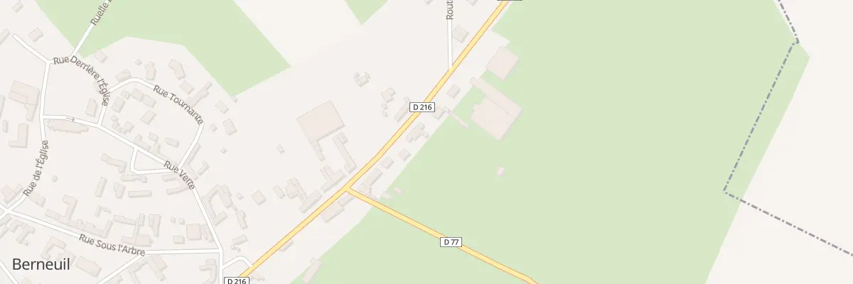 Plan du 24 Rue de Doullens à Berneuil