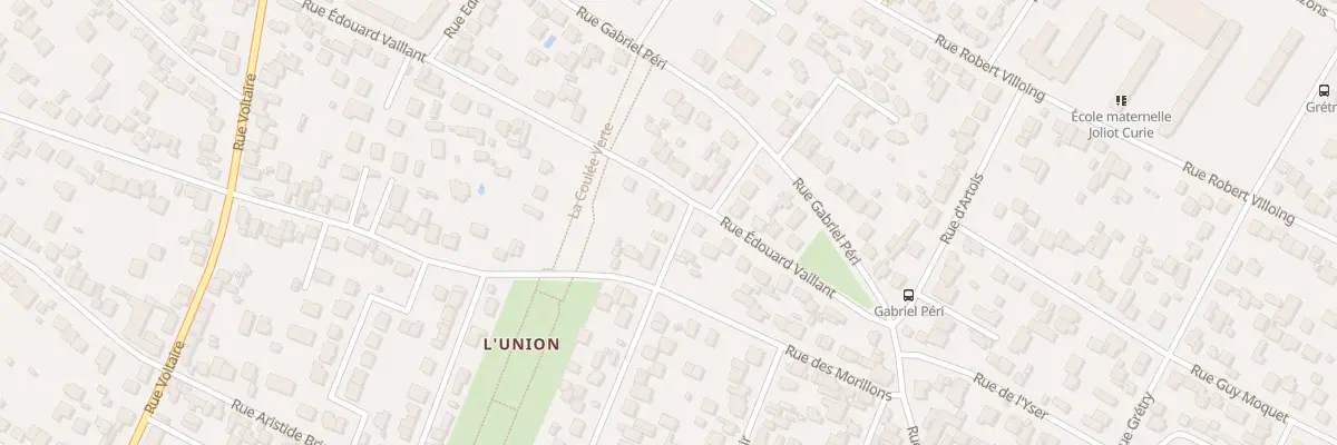 Plan du 38 Rue Edouard Vaillant à Sartrouville