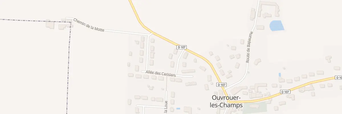 Plan du 4 All des Tournesols à Ouvrouer-les-Champs