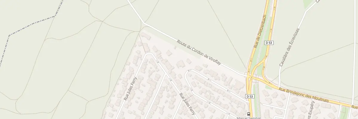 Plan du 36 Rue Corneille à Vélizy-Villacoublay