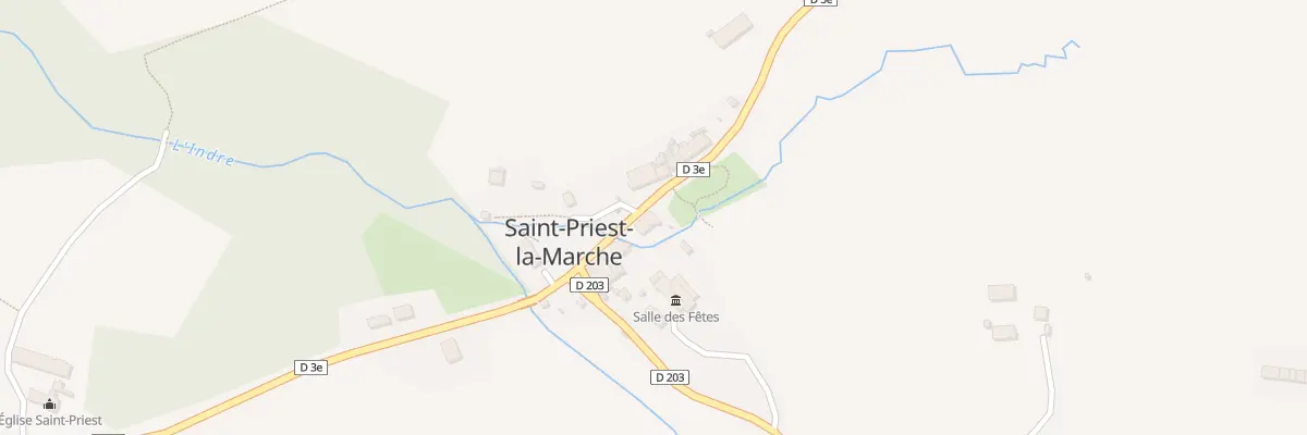 Plan du 13 Le Bourg à Saint-Priest-la-Marche