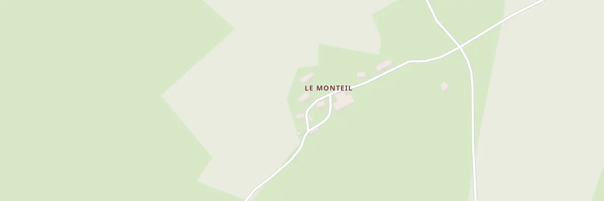 Plan du 3 Le Monteil à Sornac