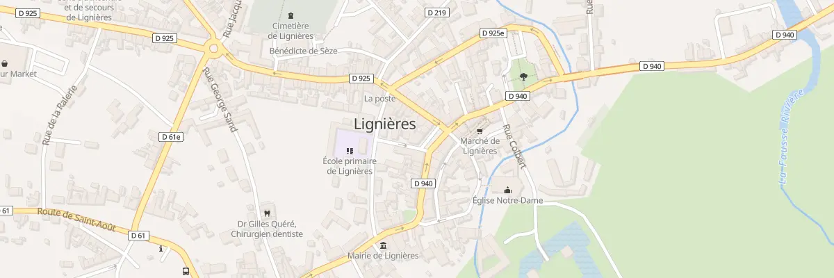 Plan du 23 Pl Gabriel Peri à Lignières