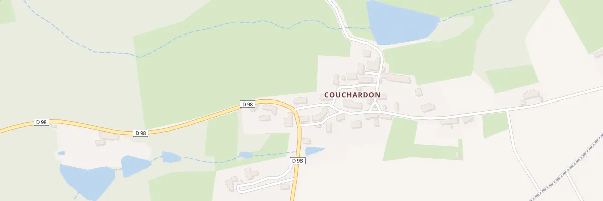 Plan du 1 Couchardon à Bussière-Saint-Georges