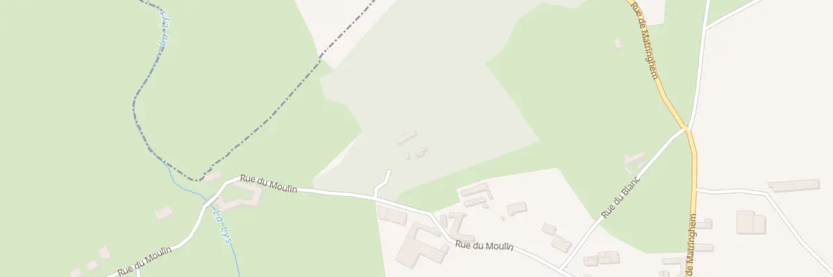 Plan du 16 Rue du Moulin à Hézecques