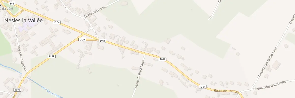 Plan du 21 Rue de Parmain à Nesles-la-Vallée