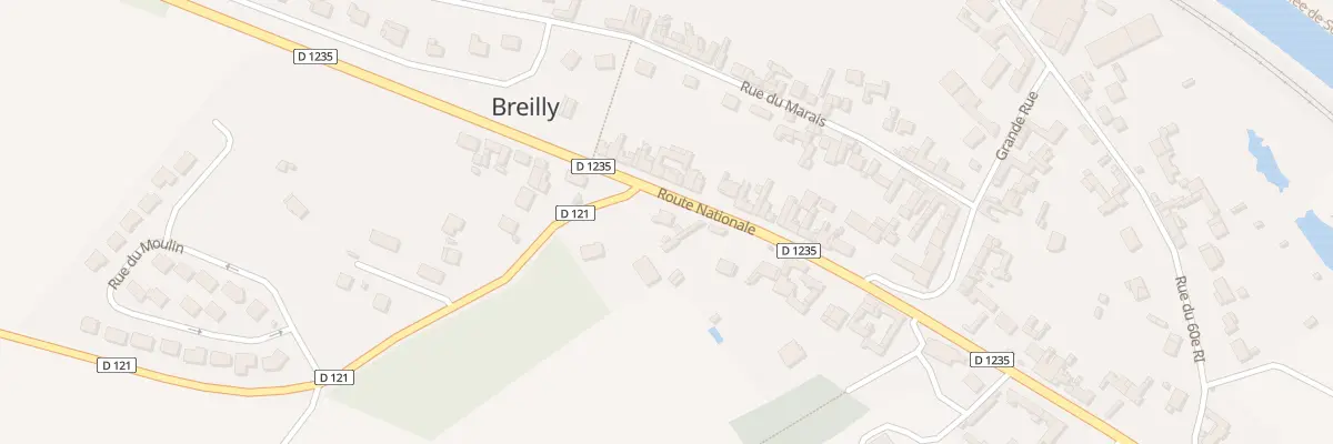 Plan du 43 Rte Nationale à Breilly
