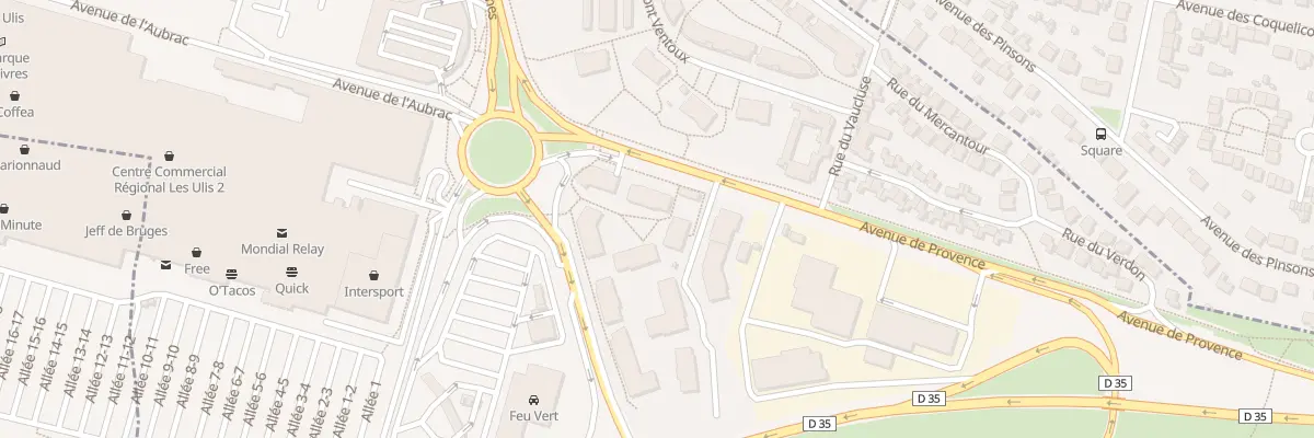 Plan du 8 Av de Provence aux Ulis