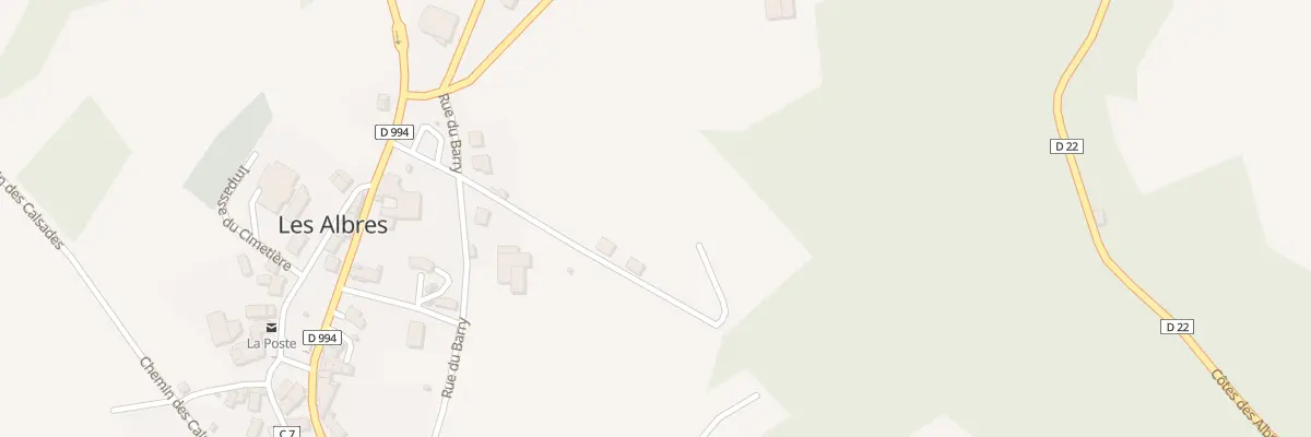 Plan du 5014B Les Igarels aux Albres