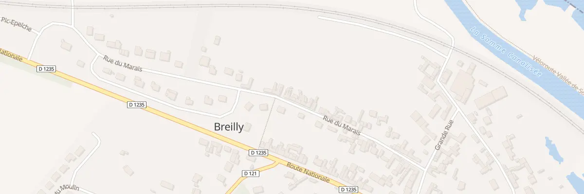 Plan du 34 Rue du Marais à Breilly