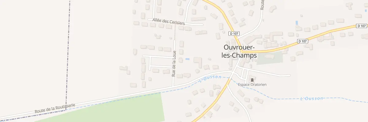 Plan du 6 Rue de la Loue à Ouvrouer-les-Champs