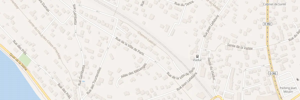 Plan du 207 Rue de la Ville de Paris à La Frette-sur-Seine