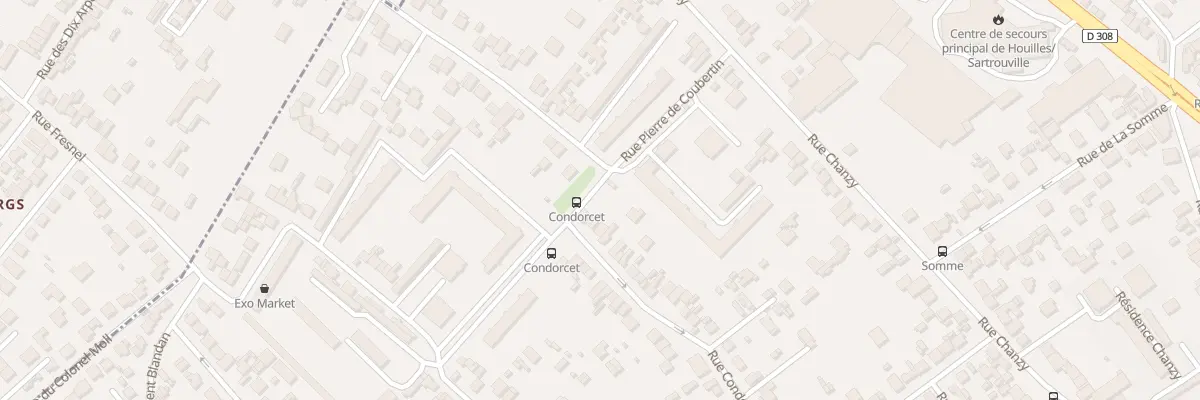 Plan du 96 Rue Condorcet à Houilles