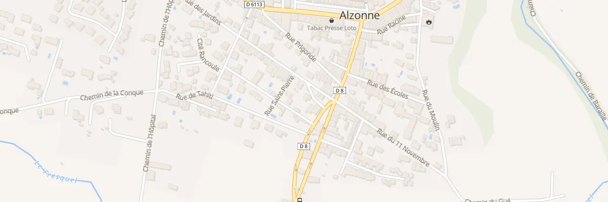 Plan du 4 Rue des Lilas à Alzonne