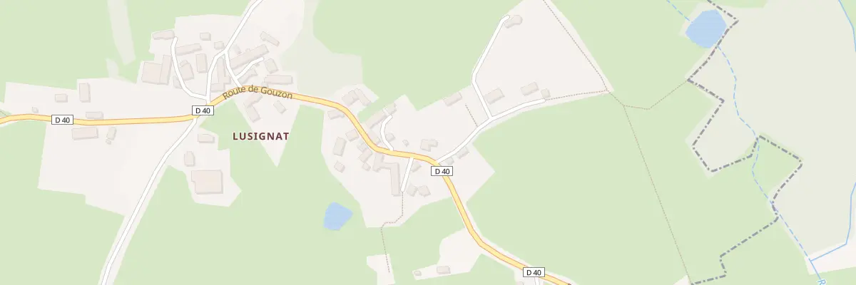 Plan du 31 Lusignat à Domeyrot