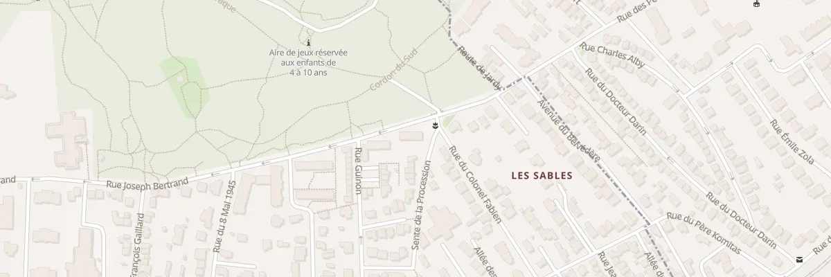 Plan du 11 Rue Joseph Bertrand à Viroflay